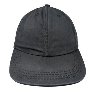 Lost & Found Slideback Baseball Cap Black One Size Adjustable Lightweight Blank